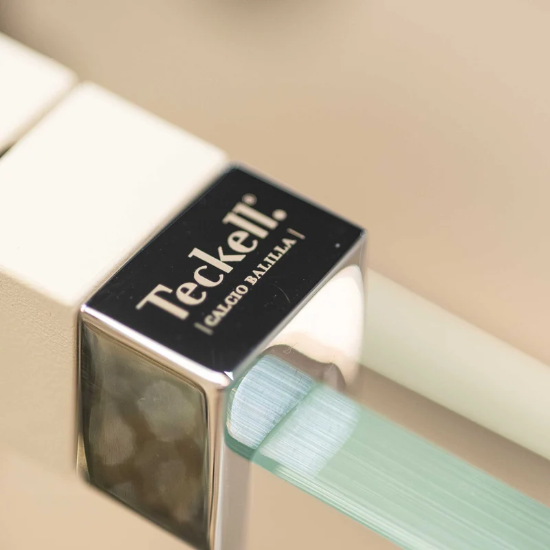 Glass Foosball Table 90°MINUTO II Chalk by Adriano Design for Teckell