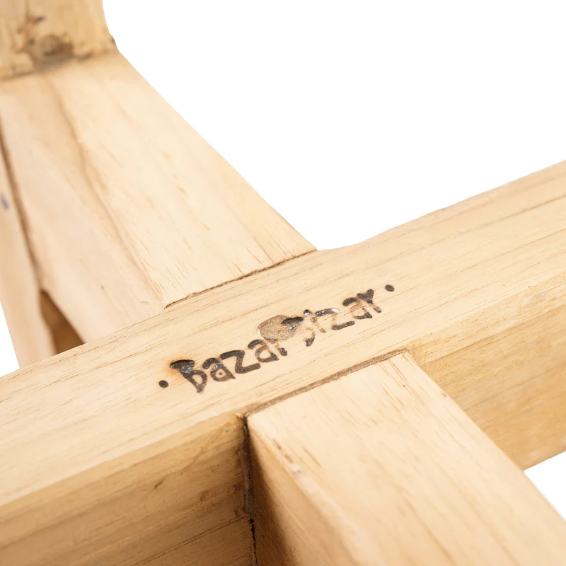 THE ATZIRI Hocker - Naturfarben