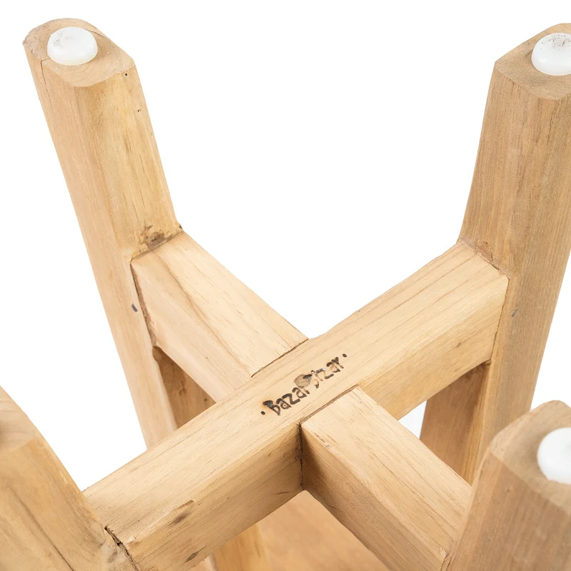THE ATZIRI Hocker - Naturfarben