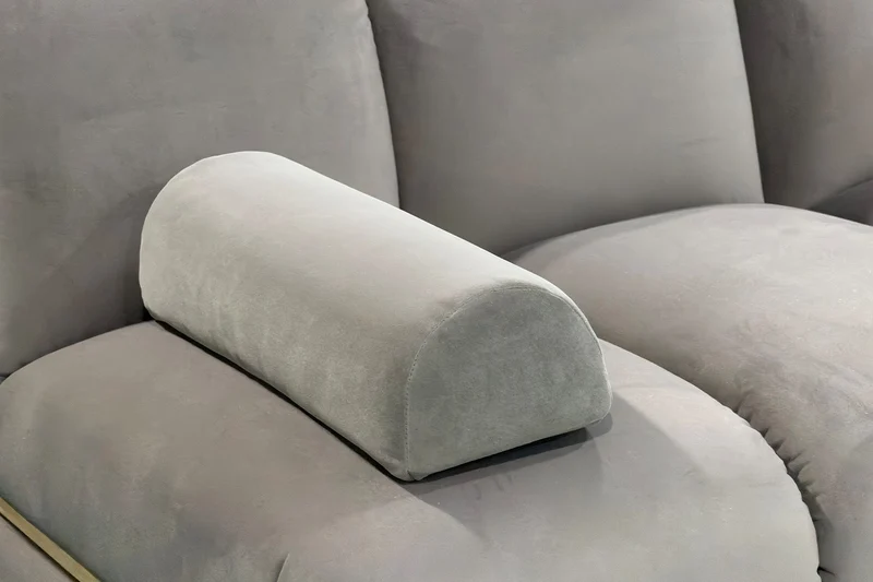 KAWOLA Modulsofa LAYLA Ecksofa 3 Module Velvet taupe