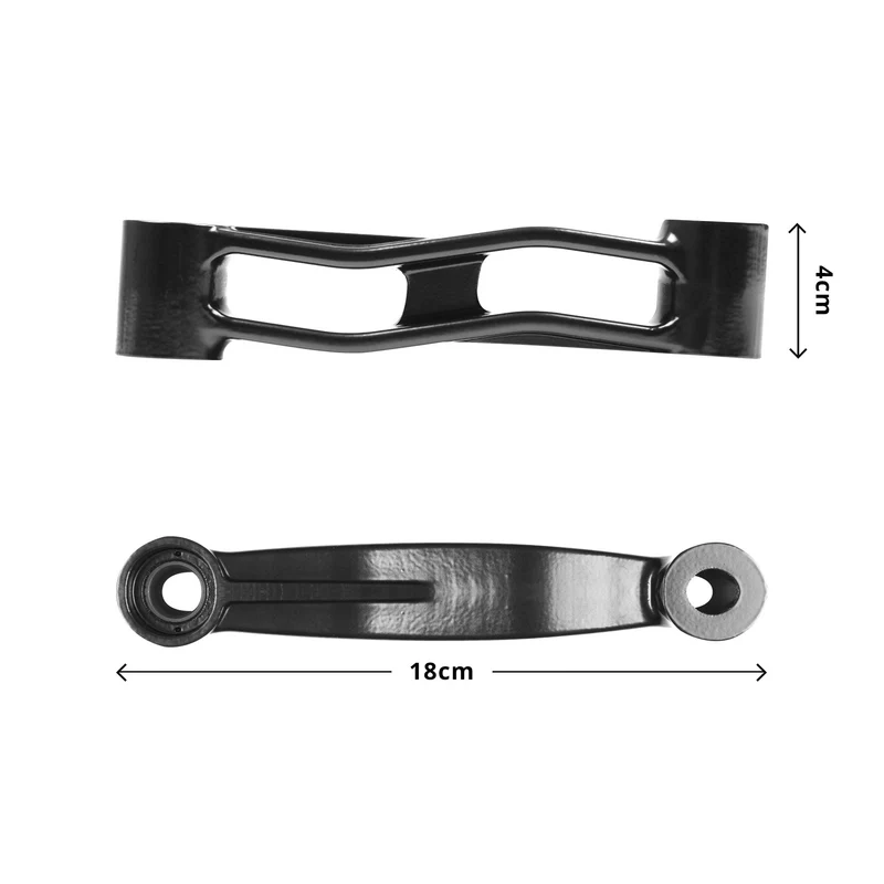 Duronic 1 DM35ARM SINGLE, 1 Monitorarm Erweiterung 18cm aus Aluminium, Monitorarm für Monitorhalterungen, Passend für DM35 Halterungen von Duronic