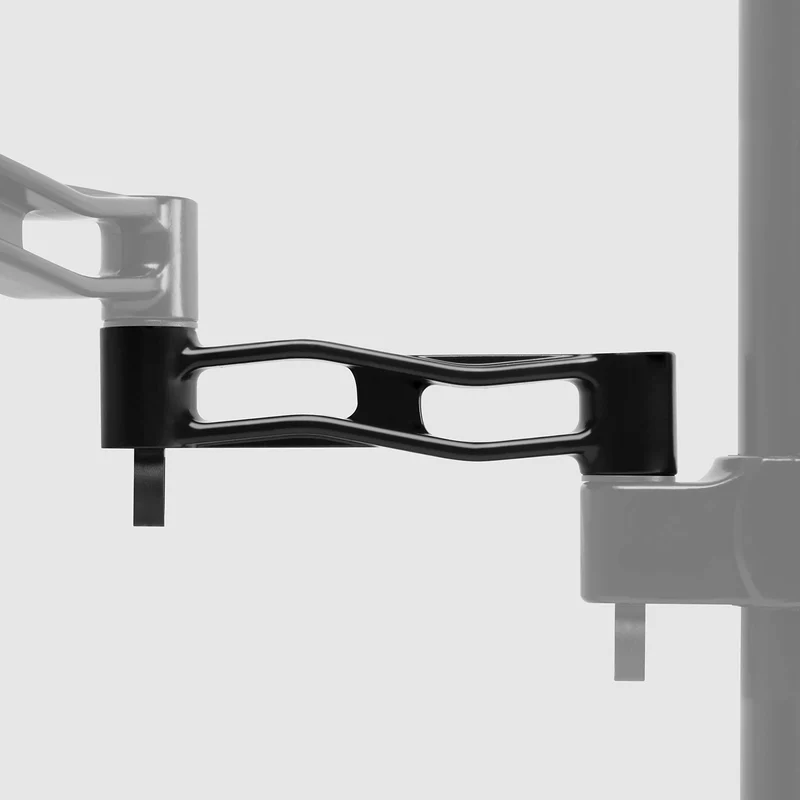 Duronic 1 DM35ARM SINGLE, 1 Monitorarm Erweiterung 18cm aus Aluminium, Monitorarm für Monitorhalterungen, Passend für DM35 Halterungen von Duronic