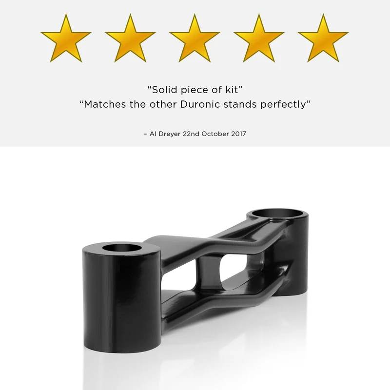 Duronic 1 DM35ARM SINGLE, 1 Monitorarm Erweiterung 18cm aus Aluminium, Monitorarm für Monitorhalterungen, Passend für DM35 Halterungen von Duronic