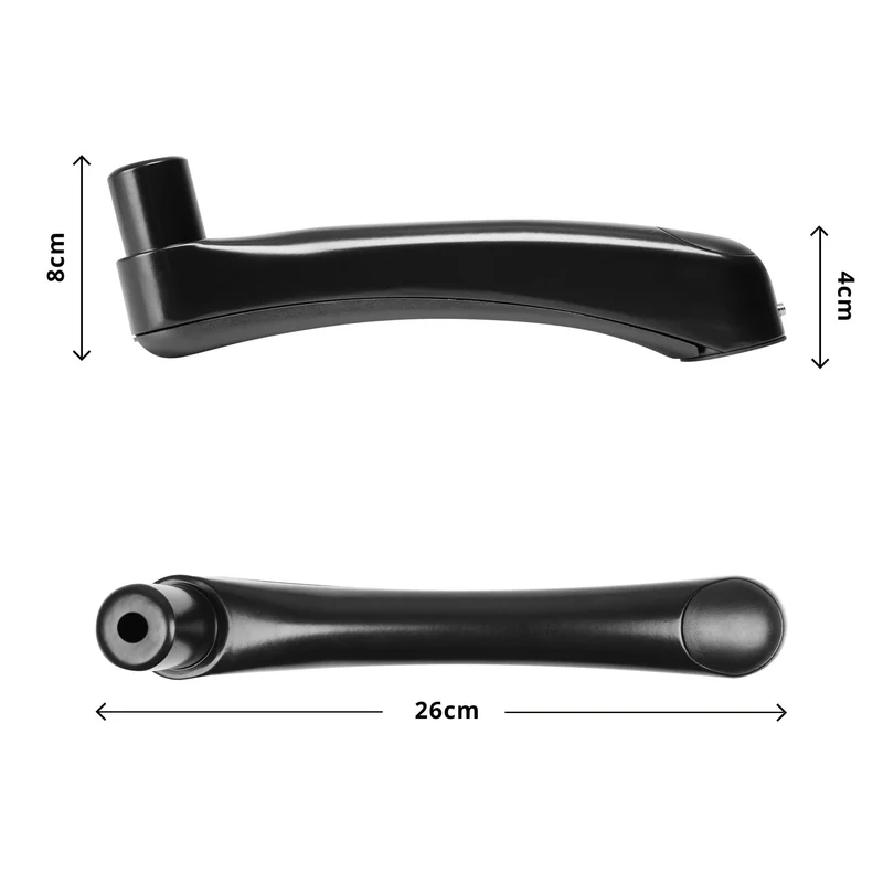 Duronic DM45/55ARMS DUO | Zusatzarme aus Aluminium | 26cm Erweiterung | 2 zusätzliche Monitorarme für Monitorhalterungen | 180° schwenkbar | Passend für DM45 und DM55 Halterungen