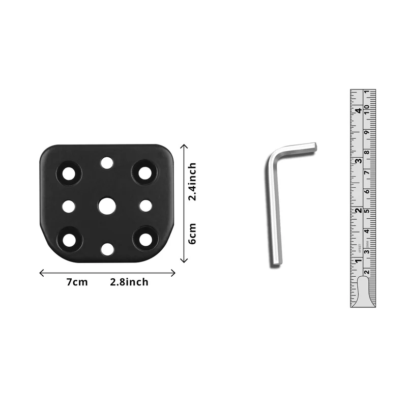 Duronic DM-GR-02 Grommet Verbindungsstück für DM45 | DM55 | DM65 Monitorhalterungen | Tischhalterungen | Befestigung auf Tischplatte | Alternative zur Klemme
