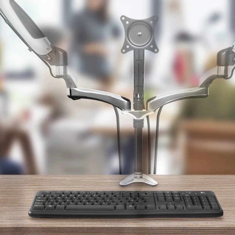 Duronic DM65ARM SINGLE PACK 1 x Zusatzarm für DM65 Monitorhalterung | Tischhalterung | Bietet zusätzliche Flexibilität beim Einstellen der Displayhöhe