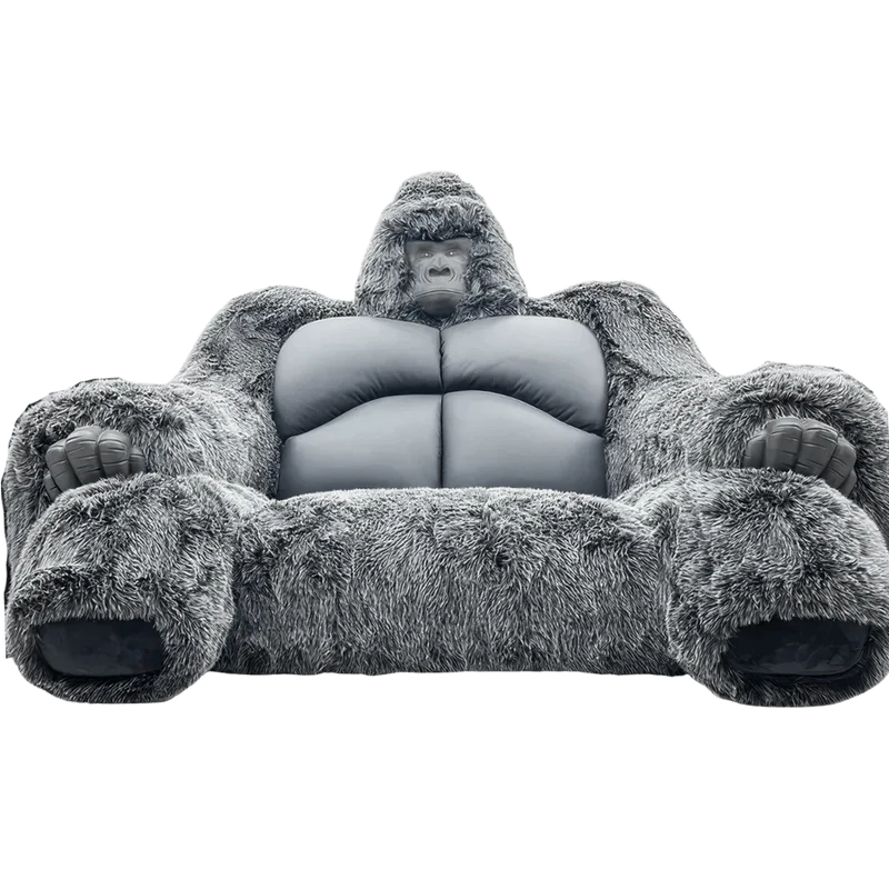 Gray Gorilla Sofa - Oversized Gorilla Couch