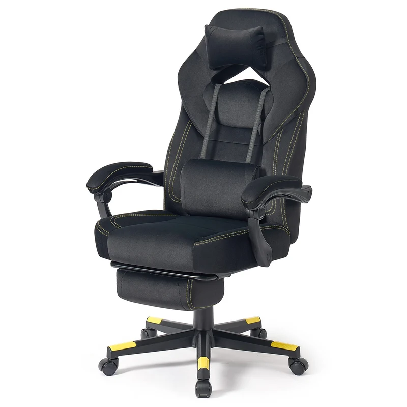 Ergonomischer Bürostuhl mit Fußstütze