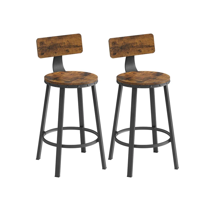 2er Set Barstühle Industrie-Design