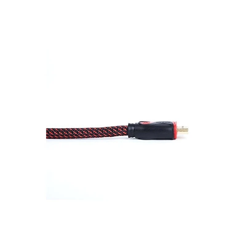 Duronic HDC03 HDMI-Kabel 2m - 24k Goldkontakte - High-Speed HDMI V2.0 für Ultra-HD 2160p 4K Auflösung, 3D und Ethernet