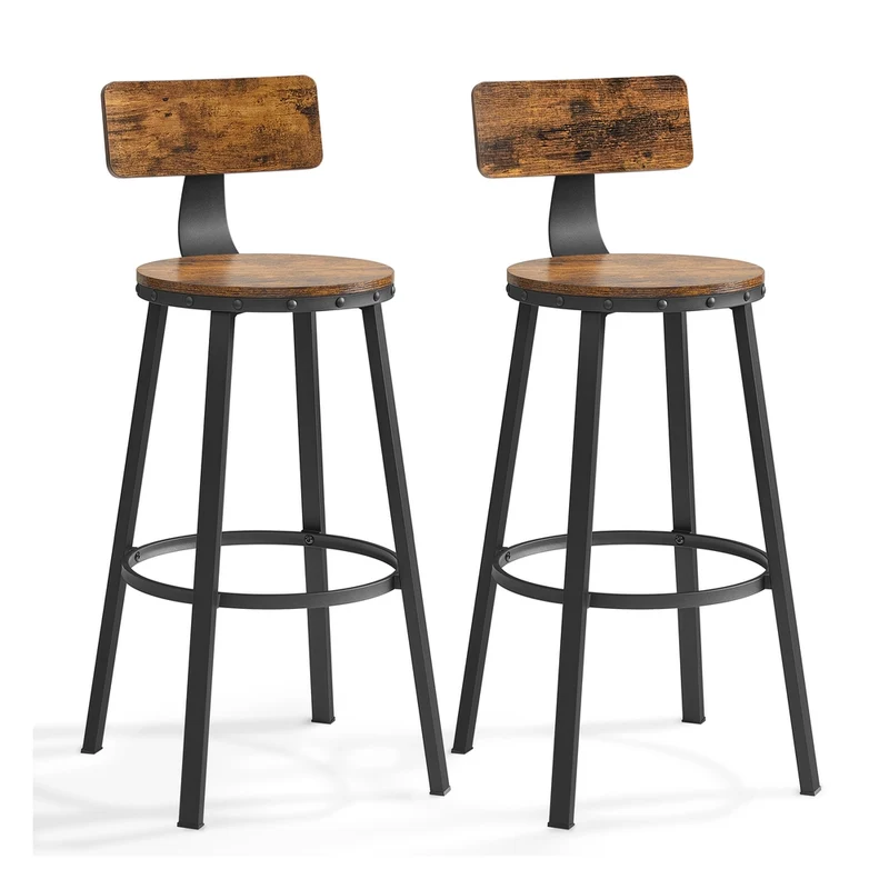 2er Set Barstühle Industrie-Design