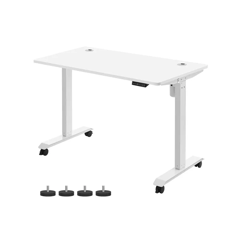 Stufenlos höhenverstellbarer Schreibtisch