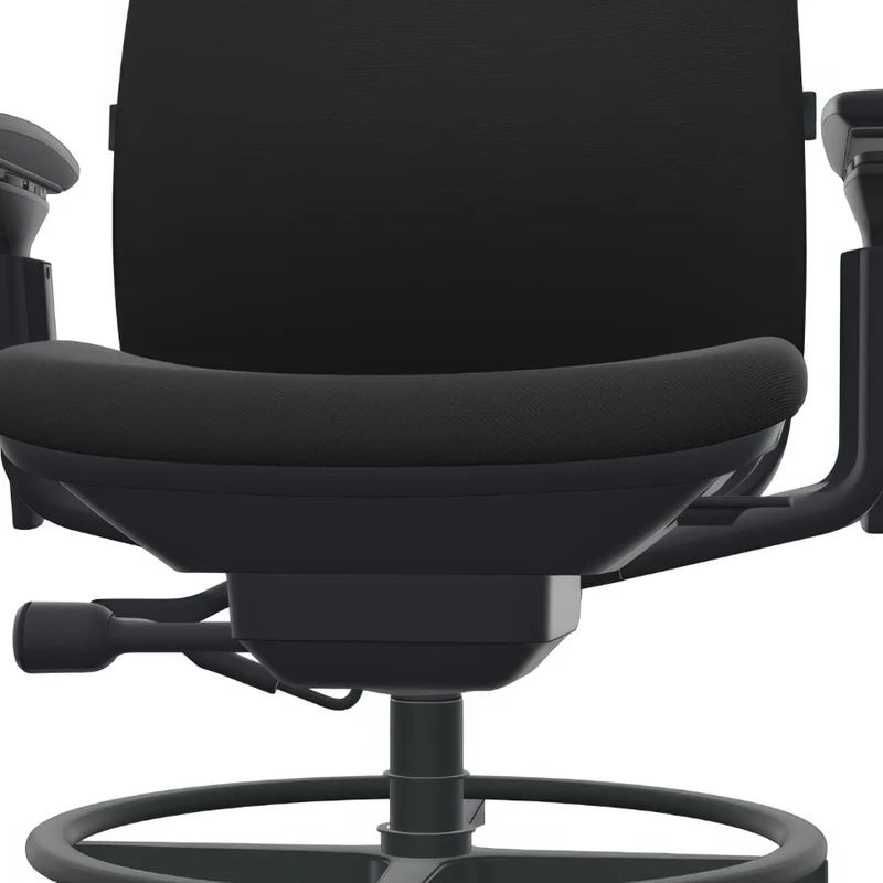 Steelcase Amia Stool, All Features, Adjustable Arms, Adjustable Lumbar Support (Renewed)