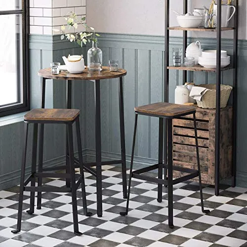 Barhocker, 2er Set Industrie-Design