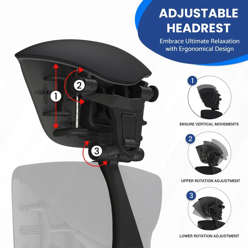 Headrest for Herman Miller Embody Chairs (Non-Gaming) by OLS