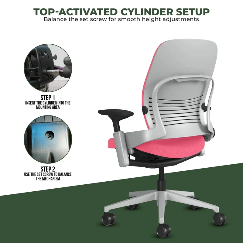 Steelcase Leap V2 Chair (Platinum Frame) Fully Renewed