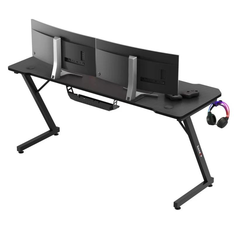 Gaming-Schreibtisch Huzaro Hero 4.8 Black 160 cm