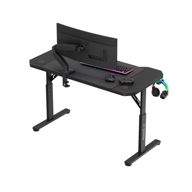 Gaming-Schreibtisch HUZARO Hero 2.6 Schwarz 120 cm