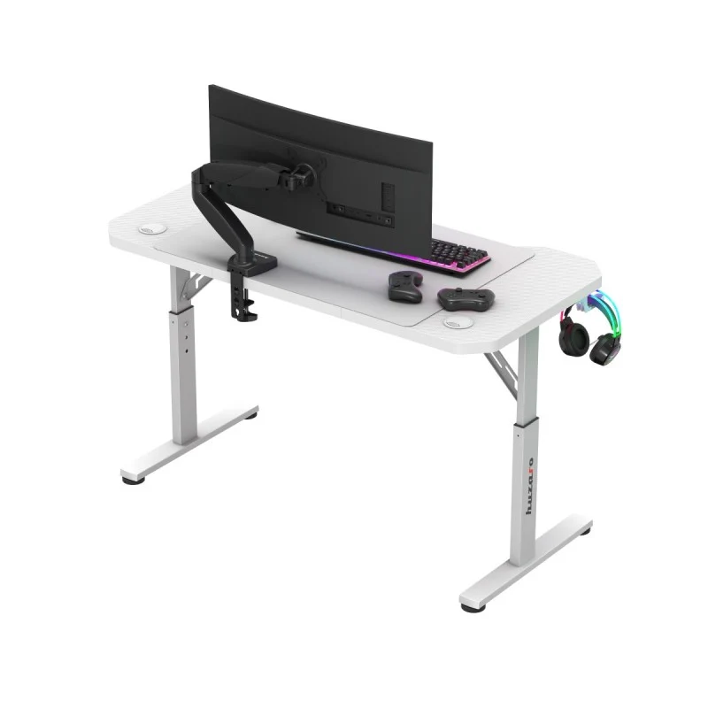 Gaming-Schreibtisch HUZARO Hero 2.6 White 120 cm