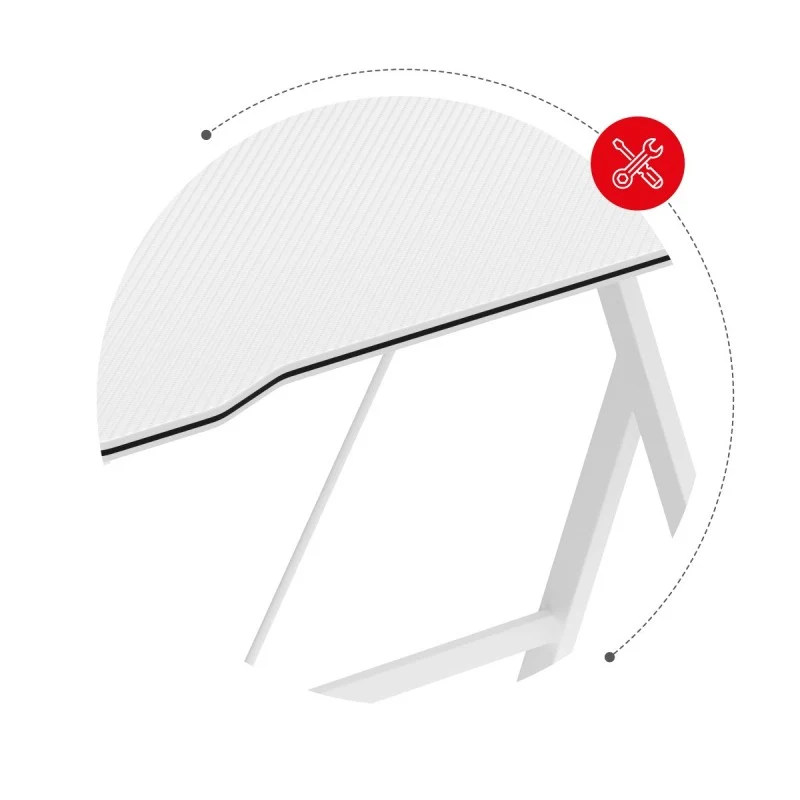 Gaming-Schreibtisch Huzaro Hero 1.4 White 100 cm