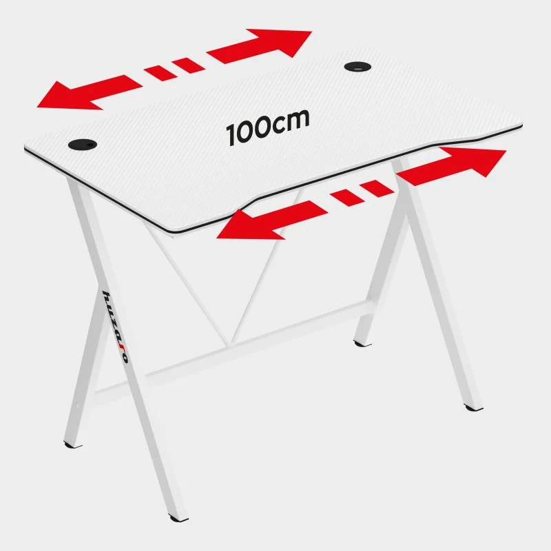 Gaming-Schreibtisch Huzaro Hero 1.4 White 100 cm
