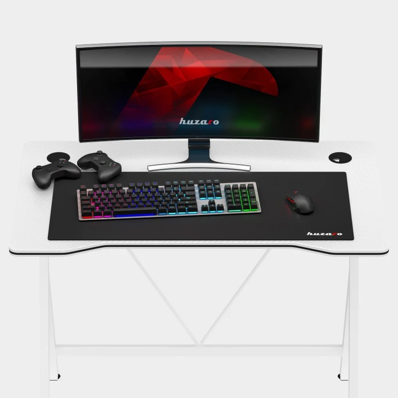 Gaming-Schreibtisch Huzaro Hero 1.4 White 100 cm