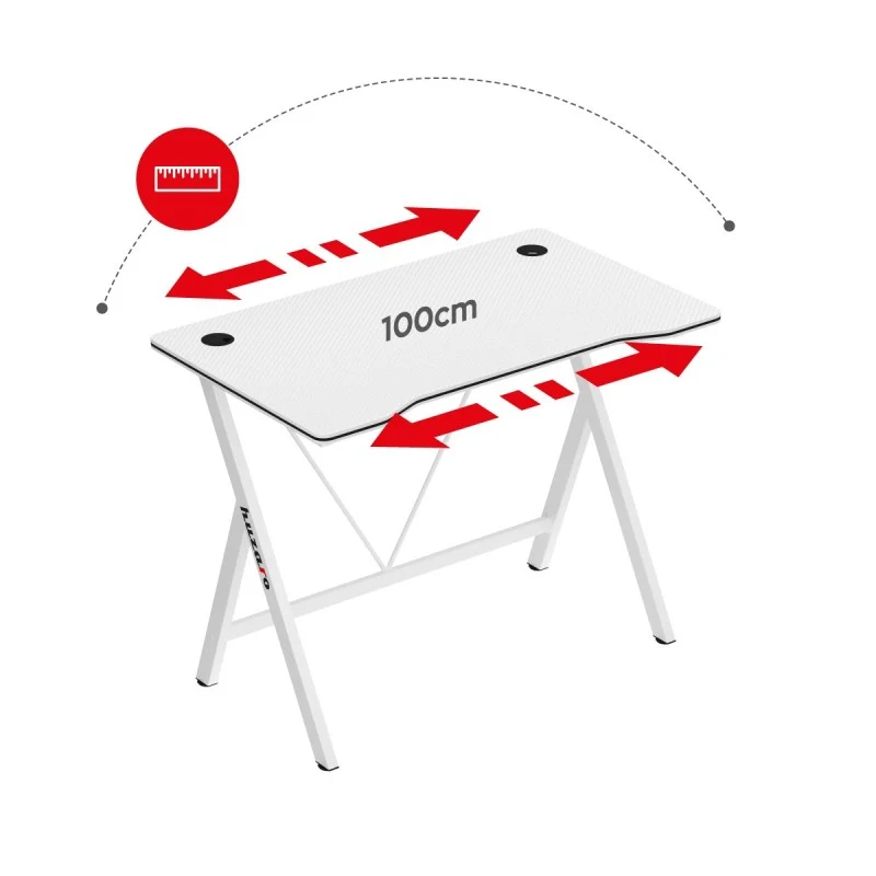 Gaming-Schreibtisch Huzaro Hero 1.4 White 100 cm