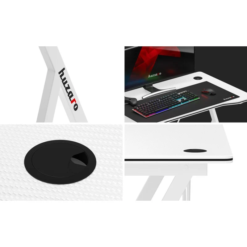 Gaming-Schreibtisch Huzaro Hero 1.4 White 100 cm