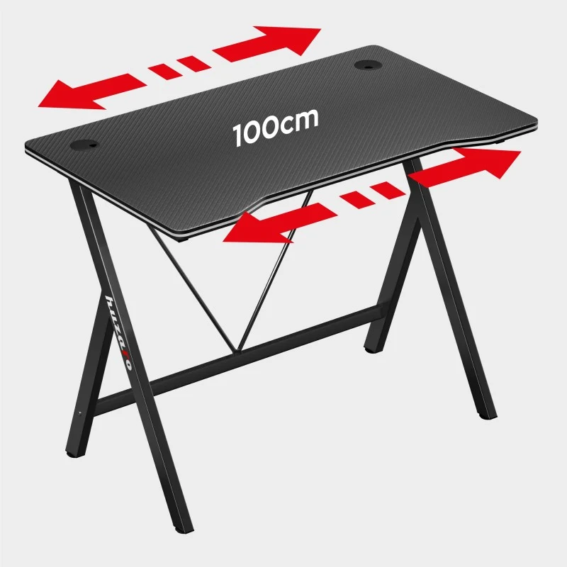 Gaming-Schreibtisch Huzaro Hero 1.4 Black 100 cm