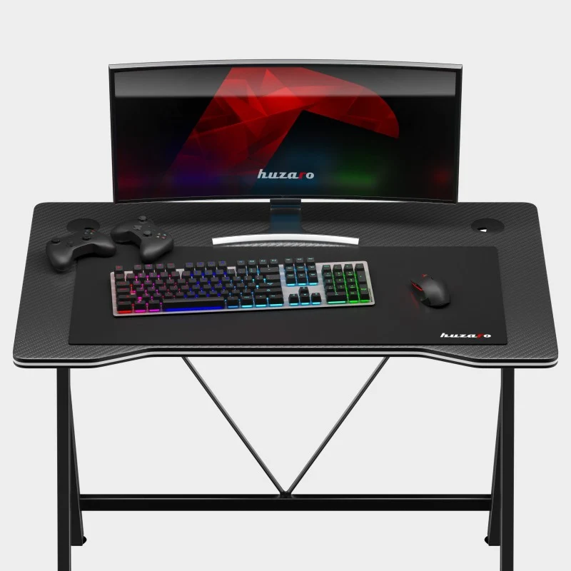 Gaming-Schreibtisch Huzaro Hero 1.4 Black 100 cm