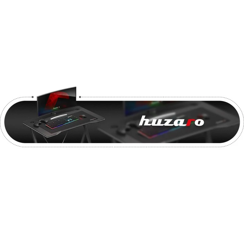 Gaming-Schreibtisch Huzaro Hero 1.4 Black 100 cm