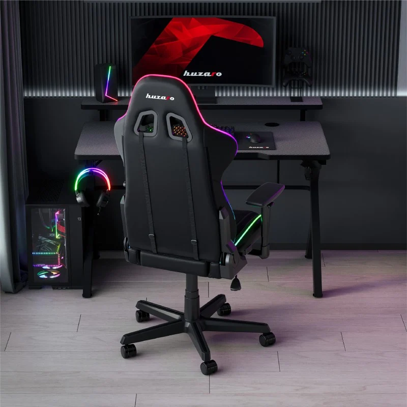 Gaming-Schreibtisch Huzaro Hero 5.0 Schwarz 120 cm