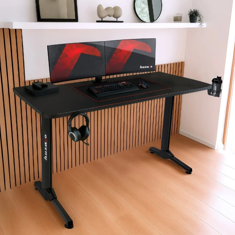 Gaming-Schreibtisch Huzaro Hero 4.7 Black 160 cm