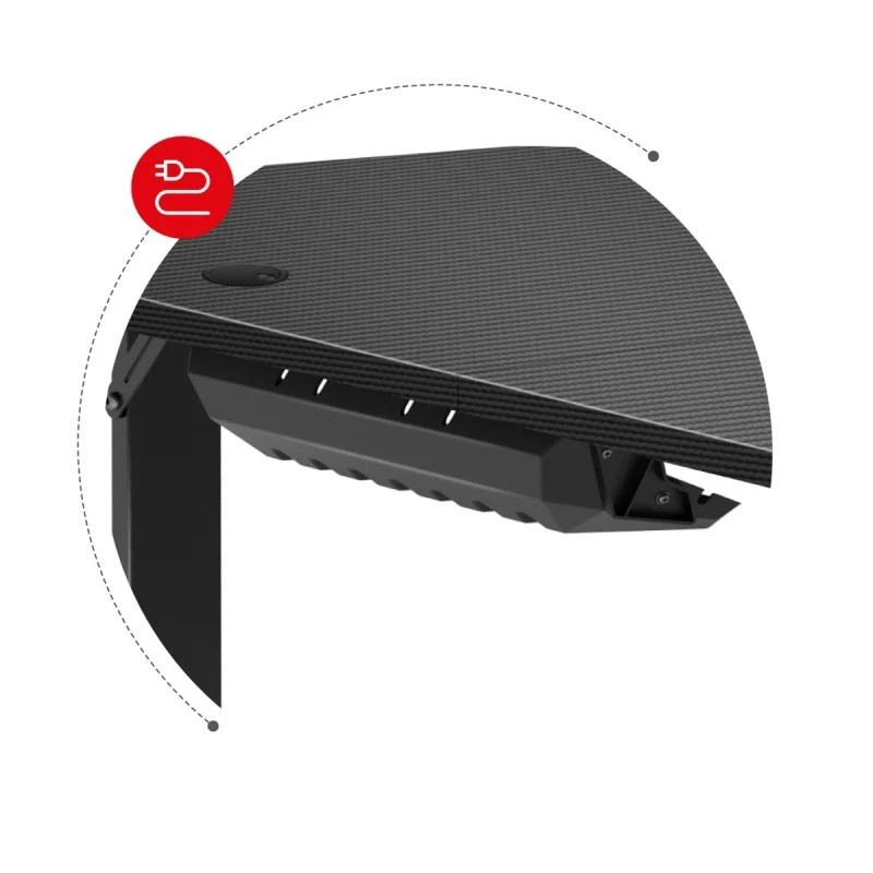 Gaming-Schreibtisch Huzaro Hero 4.7 Black 160 cm