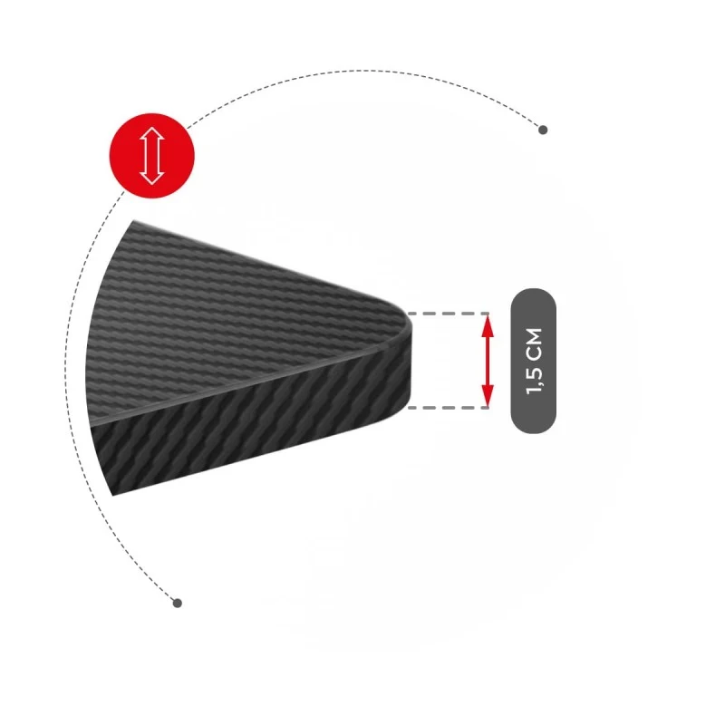 Gaming-Schreibtisch Huzaro Hero 4.7 Black 160 cm
