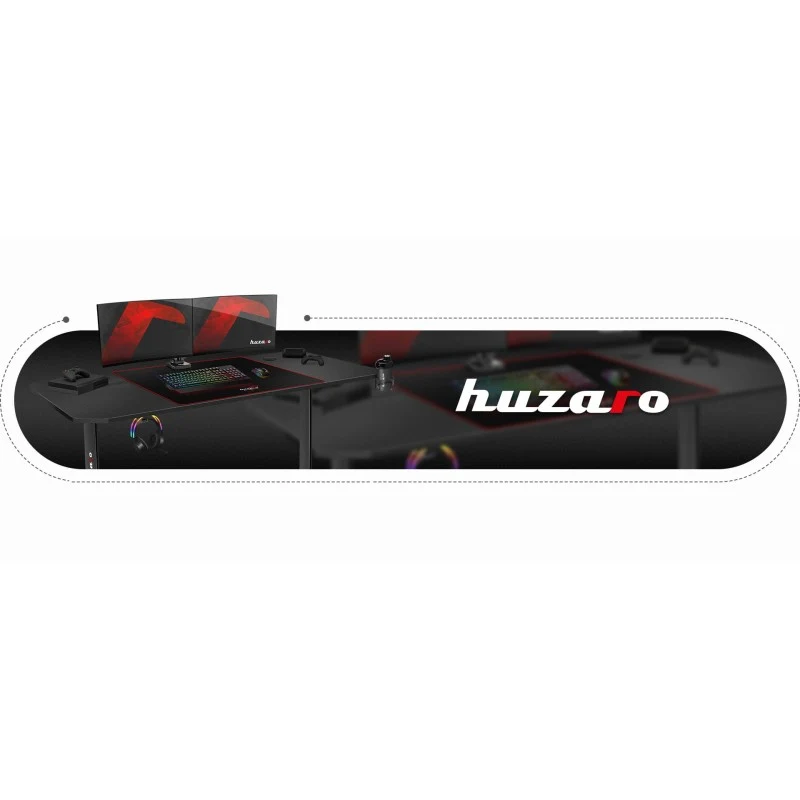 Gaming-Schreibtisch Huzaro Hero 4.7 Black 160 cm
