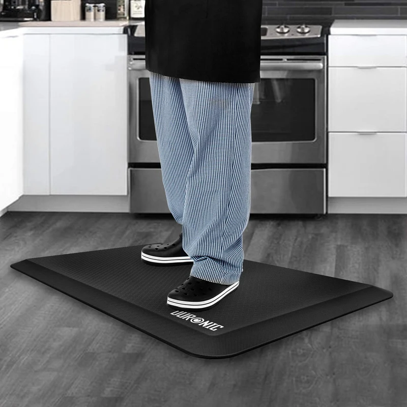 Duronic DM-MAT1 Anti-Ermüdungsmatte | 81 x 51 cm Anti Fatigue Fußmatte | Komfortmatte | Antimüdigkeitsmatte | Arbeitsplatzmatte für Sitz- Steh Schreibtisch | Hausarbeiten | Werkstatt und Büro