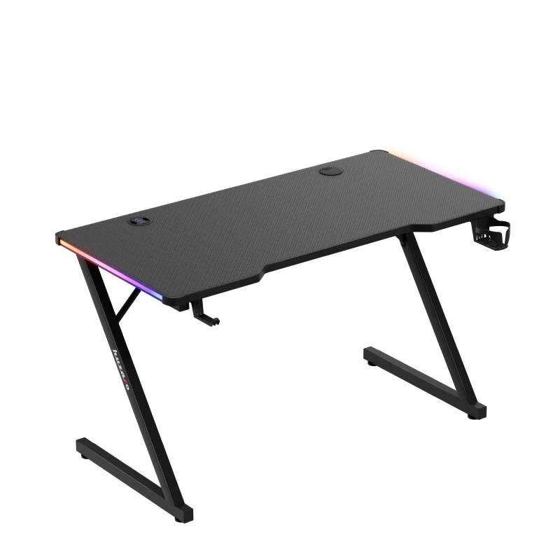 Gaming-Schreibtisch Huzaro Hero 2.5 RGB LED Schwarz 120 cm