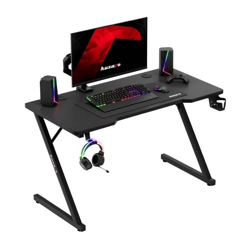 Gaming-Schreibtisch Huzaro Hero 2.5 Schwarz 120 cm