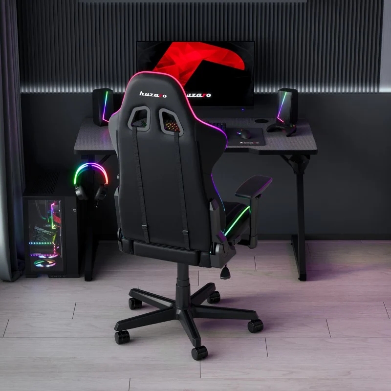 Gaming-Schreibtisch Huzaro Hero 2.5 Schwarz 120 cm