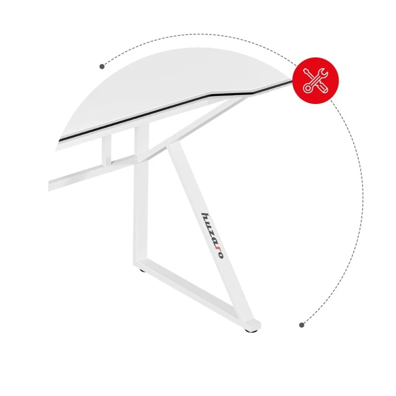 Gaming-Schreibtisch Huzaro Hero 1.6 White 120 cm