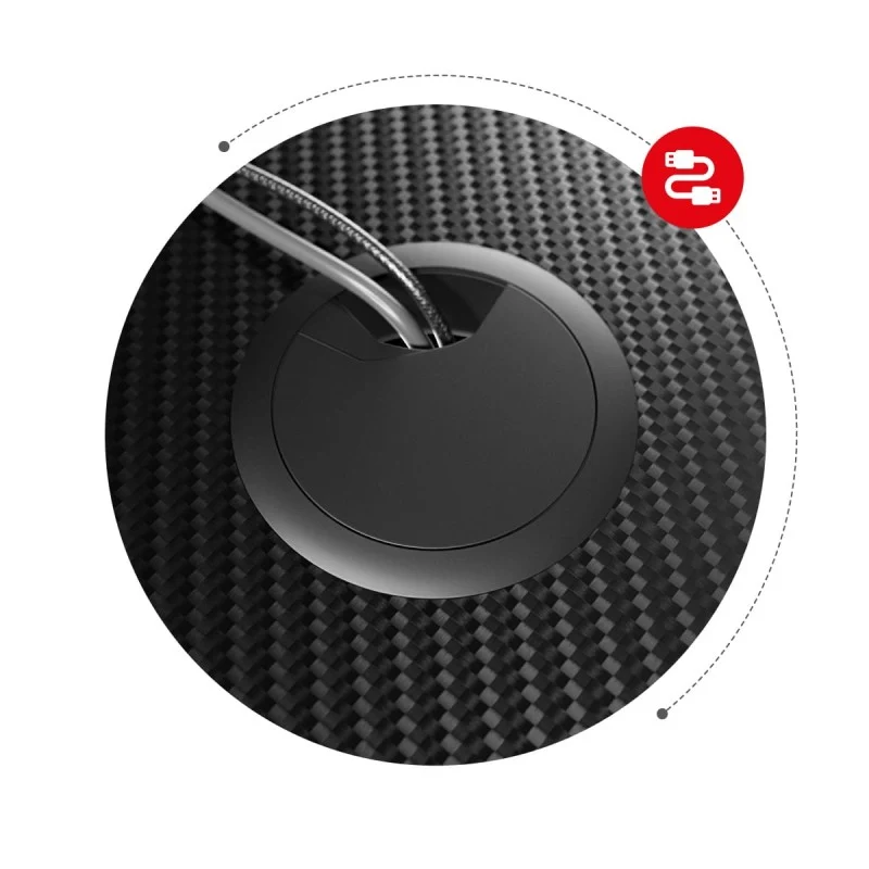 Gaming-Schreibtisch Huzaro Hero 1.6 Black 120 cm