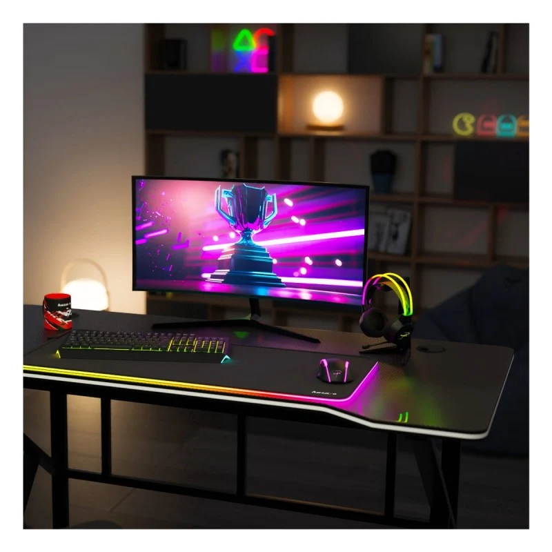 Gaming-Schreibtisch Huzaro Hero 1.6 Black 120 cm