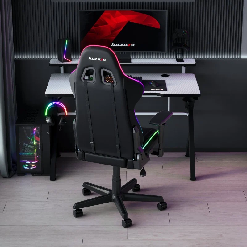 Gaming-Schreibtisch Huzaro Hero 5.0 Weiß 120 cm