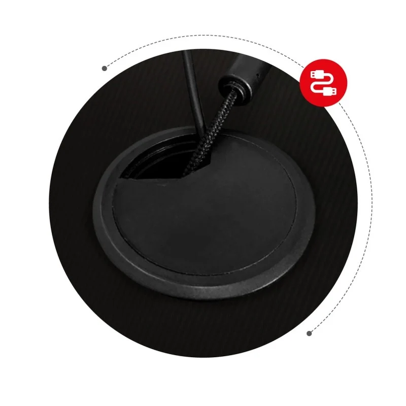 Gaming-Eckschreibtisch Huzaro Hero 7.0 Black 154 cm