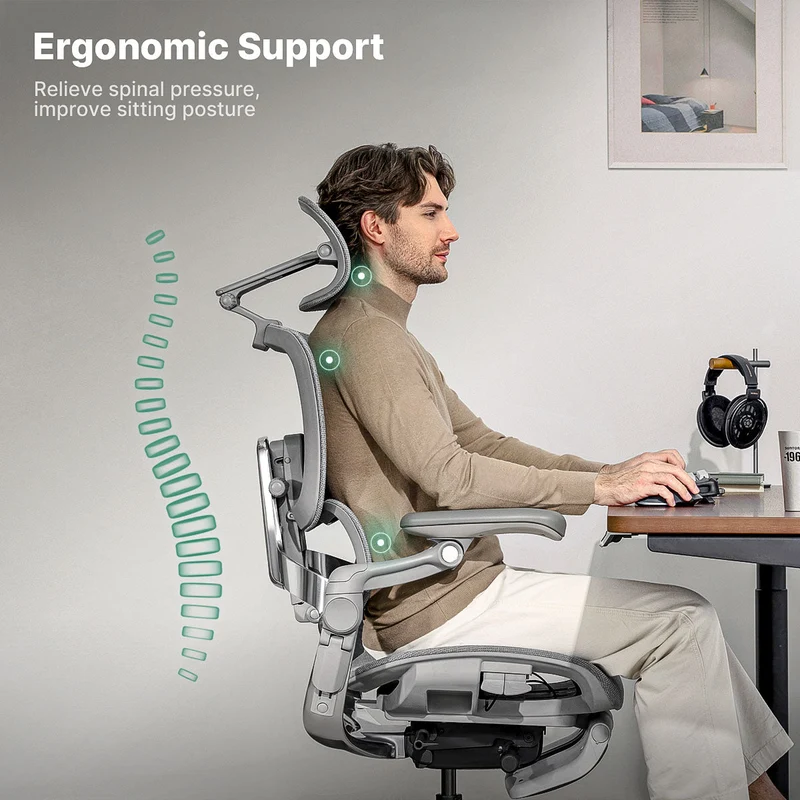 Hinomi H2 Pro Ergonomic Office Chair with Selectable Footrest