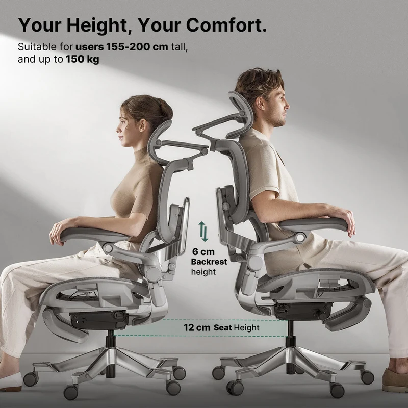 Hinomi H2 Pro Ergonomic Office Chair with Selectable Footrest