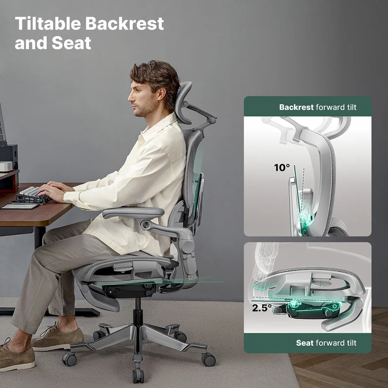 Hinomi H2 Pro Ergonomic Office Chair with Selectable Footrest