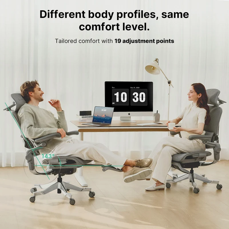 Hinomi H2 Pro Ergonomic Office Chair with Selectable Footrest