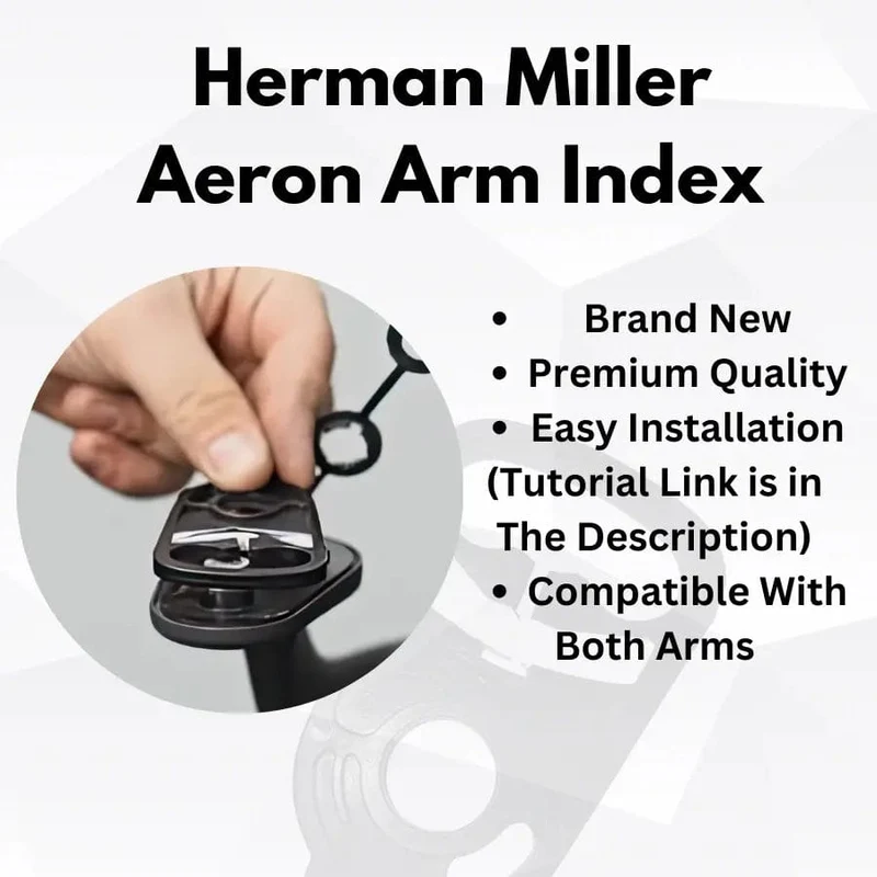 Arm Index Replacement Set of 2 for Herman Miller Aeron Classic (V1) Chairs by OLS